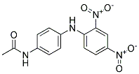 N-(P-(2,4-DINITROANILINO)PHENYL)ACETAMIDE Struktur