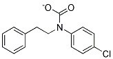 P-CHLOROPHENYLPHENETHYLCARBAMATE Struktur