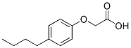 P-BUTYLPHENOXYACETICACID Struktur