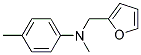 N-METHYL-N-(P-TOLYL)FURFURYLAMINE Struktur