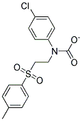 P-CHLOROPHENYL(2-TOSYLETHYL)CARBAMATE Struktur