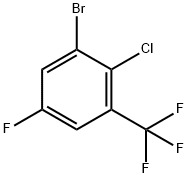 3-Bromo-2-chloro-5-fluorobenzotrifluoride Struktur