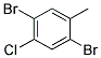 4-Chloro-2,5-dibromotoluene Struktur