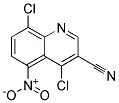 4,8-DICHLORO-5-NITRO-QUINOLINE-3-CARBONITRILE
 Struktur