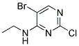 5-bromo-2-chloro-N-ethylpyrimidin-4-amine Struktur