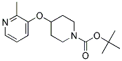 4-(2-Methyl-pyridin-3-yloxy)-piperidine-1-carboxylic acid tert-butyl ester Struktur