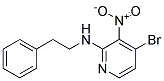 (4-Bromo-3-nitro-pyridin-2-yl)-phenethyl-amine Struktur