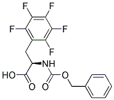 (2R)-2-{[(benzyloxy)carbonyl]amino}-3-(pentafluorophenyl)propanoic acid Struktur