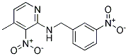 (4-Methyl-3-nitro-pyridin-2-yl)-(3-nitro-benzyl)-amine Struktur