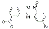 (5-Bromo-2-nitro-phenyl)-(3-nitro-benzyl)-amine Struktur