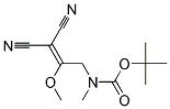 tert-butyl (3,3-dicyano-2-methoxyprop-2-en-1-yl)methylcarbamate Struktur