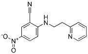 5-Nitro-2-(2-pyridin-2-yl-ethylamino)-benzonitrile Struktur