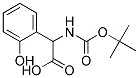 [(tert-butoxycarbonyl)amino](2-hydroxyphenyl)acetic acid Struktur