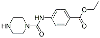 ethyl 4-[(piperazin-1-ylcarbonyl)amino]benzoate Struktur