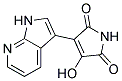 3-hydroxy-4-(1H-pyrrolo[2,3-b]pyridin-3-yl)-1H-pyrrole-2,5-dione Struktur