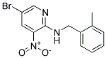 (5-Bromo-3-nitro-pyridin-2-yl)-(2-methyl-benzyl)-amine Struktur