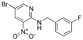 (5-Bromo-3-nitro-pyridin-2-yl)-(3-fluoro-benzyl)-amine Struktur