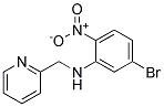 (5-Bromo-2-nitro-phenyl)-pyridin-2-ylmethyl-amine Struktur