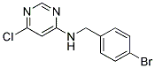 (4-Bromo-benzyl)-(6-chloro-pyrimidin-4-yl)-amine Struktur