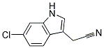 (6-chloro-1H-indol-3-yl)acetonitrile Struktur