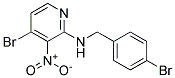 (4-Bromo-benzyl)-(4-bromo-3-nitro-pyridin-2-yl)-amine Struktur