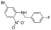 (5-Bromo-2-nitro-phenyl)-(4-fluoro-benzyl)-amine Struktur