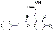 3-{[(benzyloxy)carbonyl]amino}-3-(2,3-dimethoxyphenyl)propanoic acid Struktur