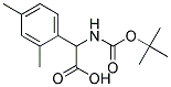 [(tert-butoxycarbonyl)amino](2,4-dimethylphenyl)acetic acid Struktur