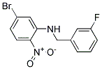 (5-Bromo-2-nitro-phenyl)-(3-fluoro-benzyl)-amine Struktur