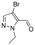 4-BROMO-1-ETHYLPYRAZOLE-5-CARBALDEHYDE Struktur