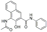 4-Acetamido-3-Hydroxy-2-Naphthanilide Struktur