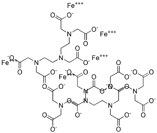 Diethylenetriaminepentaacetic acid, iron salt Struktur