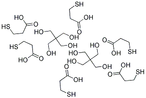 Dipentaerythritol hexa(3-mercaptopropionate) Struktur