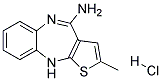 4-Amino-2-methyl-10H-thieno [2,3-b] [1,5] benxodiazepine hydrochloride Struktur