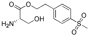 D-p-(Methylsulfonyl)phenethyl serinate Struktur