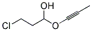 Propyneoxyhydroxychloropropane Struktur