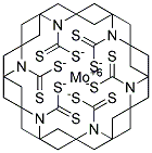 Molybdenum di-n-butyl dithiocarbamate Struktur