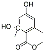 Methyl-2,4-dihydroxy-2,6-dimethylbenzoate Struktur