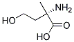 (S)-2-AMINO-4-HYDROXY-2-METHYLBUTYRICACID Struktur