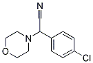 2-(P-CHLOROPHENYL)-2-MORPHOLINOACETONITRILE Struktur