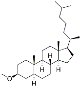 3B-METHOXY-5A-CHOLESTANE Struktur