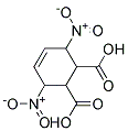 3,6-DINITRO-4-CYCLOHEXENE-1,2-DICARBOXYLICACID Struktur