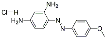 4-(P-METHOXYPHENYLAZO)-M-PHENYLENEDIAMINEHYDROCHLORIDE Struktur