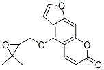 4-((3,3-DIMETHYL-2-OXIRANYL)METHOXY)FURO(3,2-G)CHROMEN-7-ONE Struktur