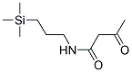 3-OXO-N-(3-(TRIMETHYLSILYL)PROPYL)BUTYLAMIDE Struktur