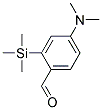 4-DIMETHYLAMINO-2-(TRIMETHYLSILYL)BENZALDEHYDE Struktur