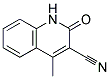 4-METHYL-2-OXO-1,2-DIHYDRO-3-QUINOLINECARBONITRILE Struktur