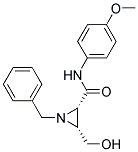 CIS-1-BENZYL-3-HYDROXYMETHYL-N-(P-METHOXYPHENYL)-2-AZIRIDINECARBOXAMIDE Struktur