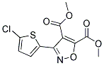 DIMETHYL3-(5-CHLORO-2-THIENYL)-4,5-ISOXAZOLEDICARBOXYLATE Struktur