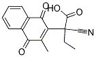 ETHYLCYANO(3-METHYL-1,4-DIOXO-1,4-DIHYDRO-2-NAPHTHYL)ACETATE Struktur